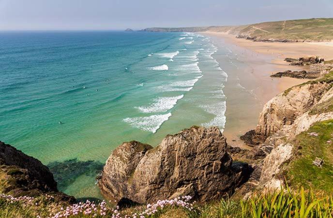 Curlews Cottage - House With 3 Bedrooms And Garden - Walking Distance To The Beach Perranporth Exterior photo